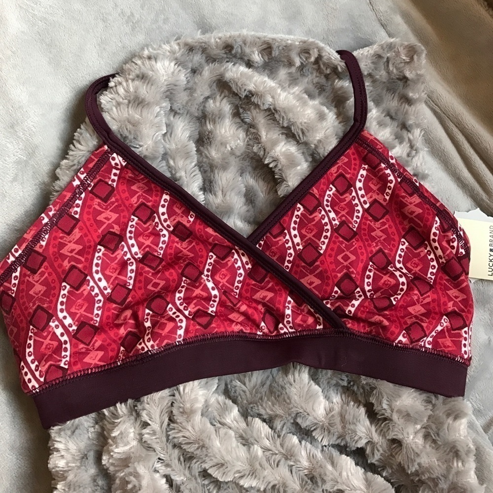 Lucky Brand yoga/sports bra, strappy back